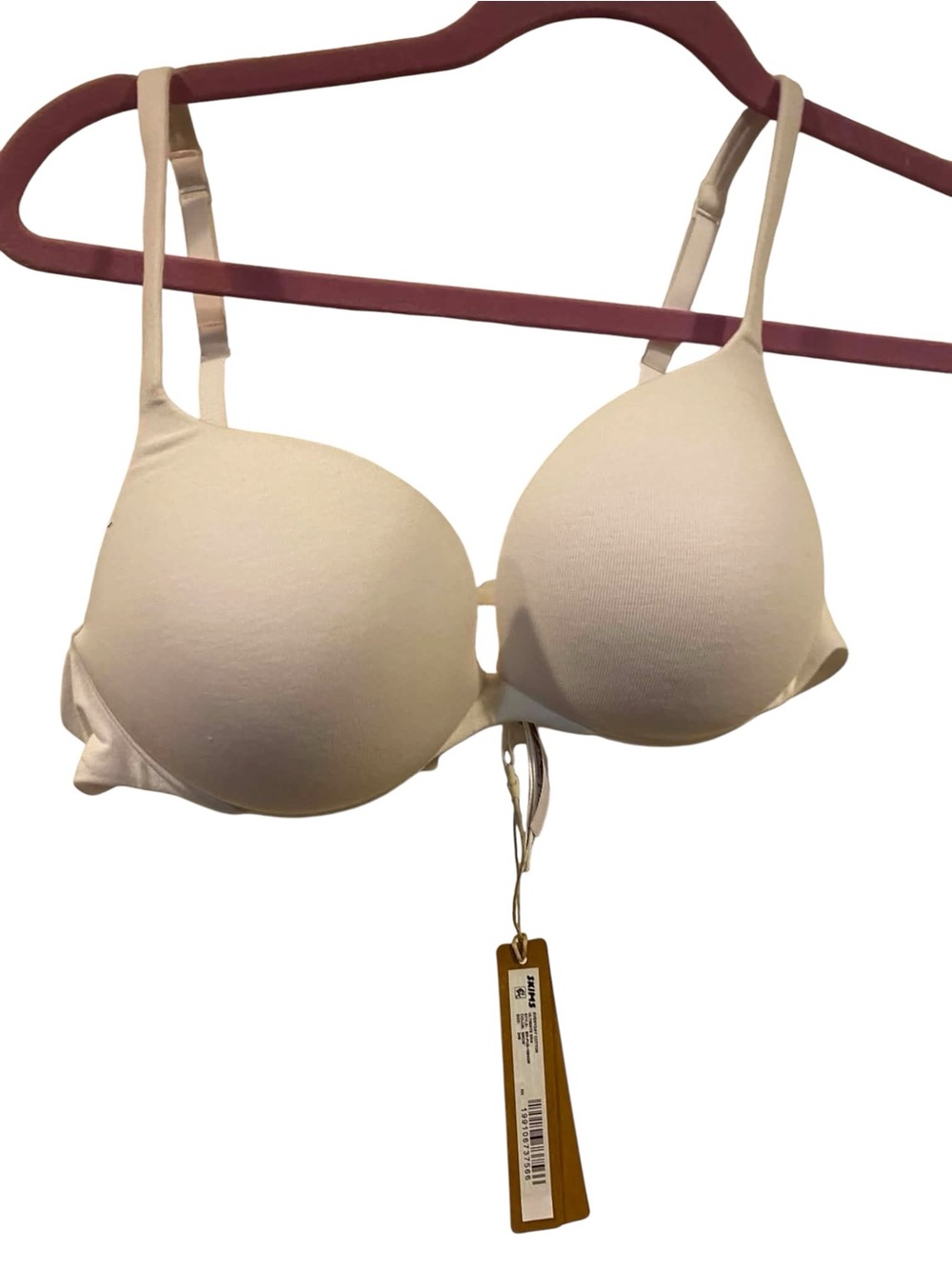 NWT Skims Everyday Cotton Ultimate Bra SNOW Size:34B - Picture 1 of 5